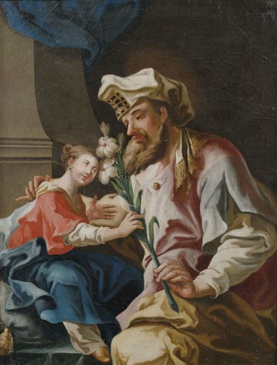 Maria und der Hohepriester Zacharias von circle of Franz Joseph Spiegler